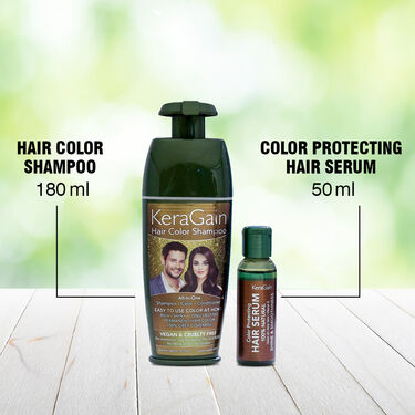 Keragain Hair Color Shampoo & Color Protecting Hair Serum