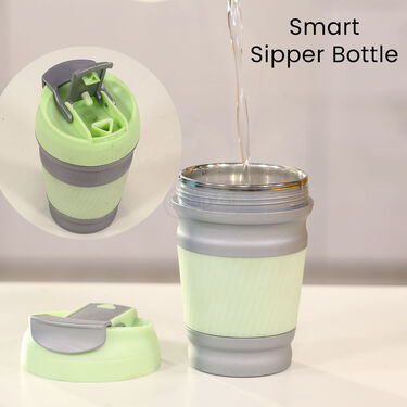 3 Vacuum Insulated Steel lunch Box with Insulated Sipper Bottle (3ISLBF)